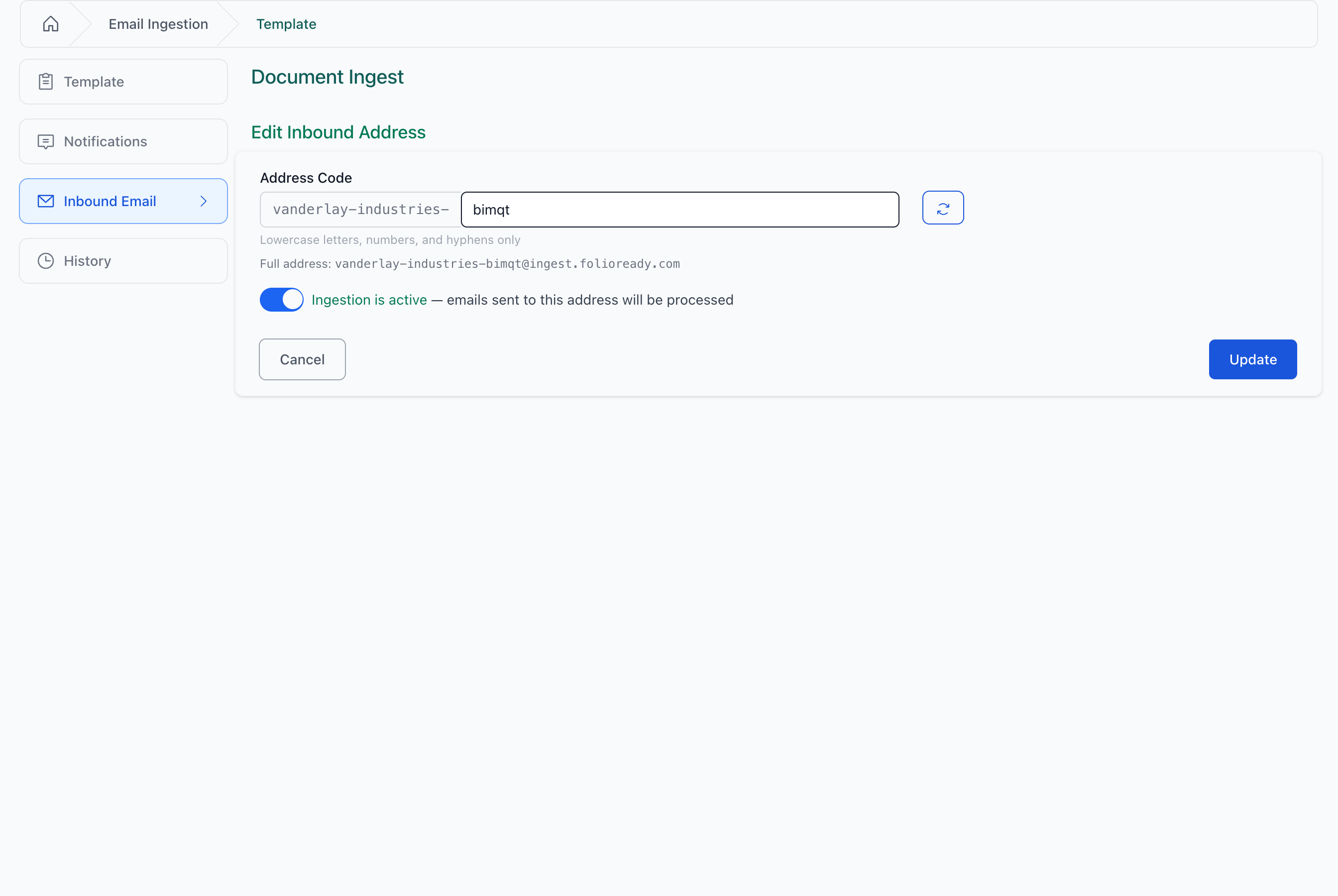 Email Ingestion